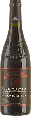 ALPHA-OMEGA – Vacqueyras A.O.P. <br>Ved 6 stk - 250,00 / stk Domaine des Amadieu