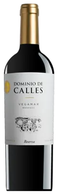 CALLES RESERVA - Tempranillo og Merlot Bodegas Vegamar Valencia