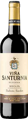 Vina Santurnia Reserva - 90% Tempranillo, 5% Mazuelo og 5% Graciano.<br>Ved 6 stk - 130,00 / stk Vina Santurnia, Rioja